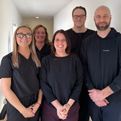 Chiropractor Ford City PA Angela Fink with Team